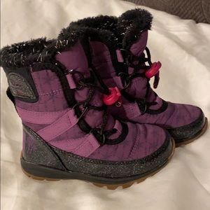 Sorel youth Disney Anna Whitney short lace boot